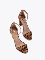 Carvela Animal Capo Block Heel Sandals - Image 3 of 5
