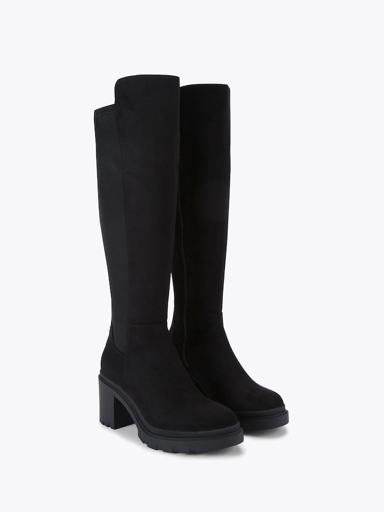 Carvela Boulder High Leg Black Boots - Image 2 of 4 Carvela Boulder High Leg Black Boots - Image 2 of 4