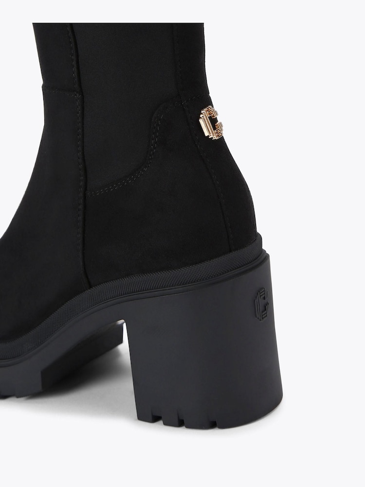 Schwarz Chrom - Carvela Boulder Stiefel mit hohem Schaft - Bild 5 von 5 Schwarz Chrom - Carvela Boulder Stiefel mit hohem Schaft - Bild 5 von 5