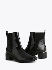 Carvela Black Grey Ankle Boots - Image 4 of 5