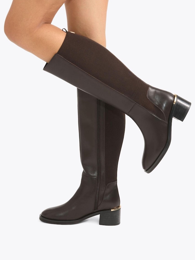 Carvela Brown Knee Boots - Image 5 of 5 Carvela Brown Knee Boots - Image 5 of 5