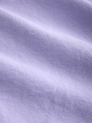Lilac Purple Short Sleeve Lightweight Pocket Oxford  Shirt - Image 8 of 8