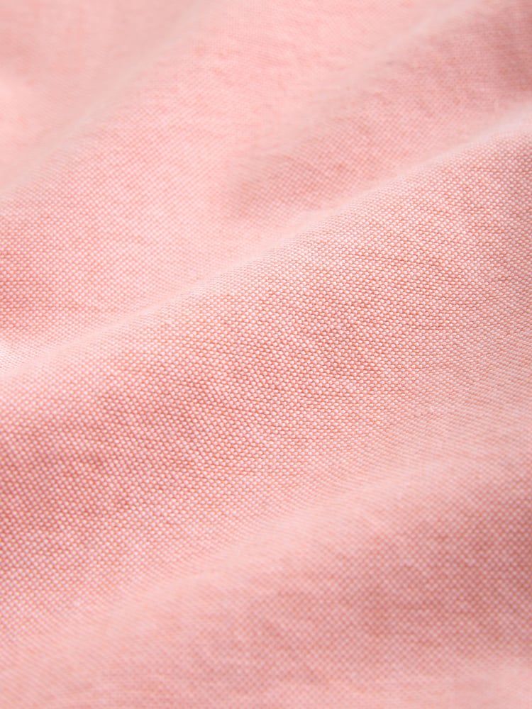 Coral Pink Short Sleeve Lightweight Pocket Oxford Shirt - Image 8 of 8 Coral Pink Short Sleeve Lightweight Pocket Oxford Shirt - Image 8 of 8