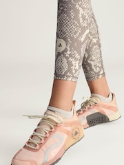 adidas Stella McCartney Beige Snake Print Leggings - Image 4 of 6