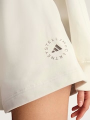 adidas Stella McCartney Cream Terry Shorts - Image 4 of 6