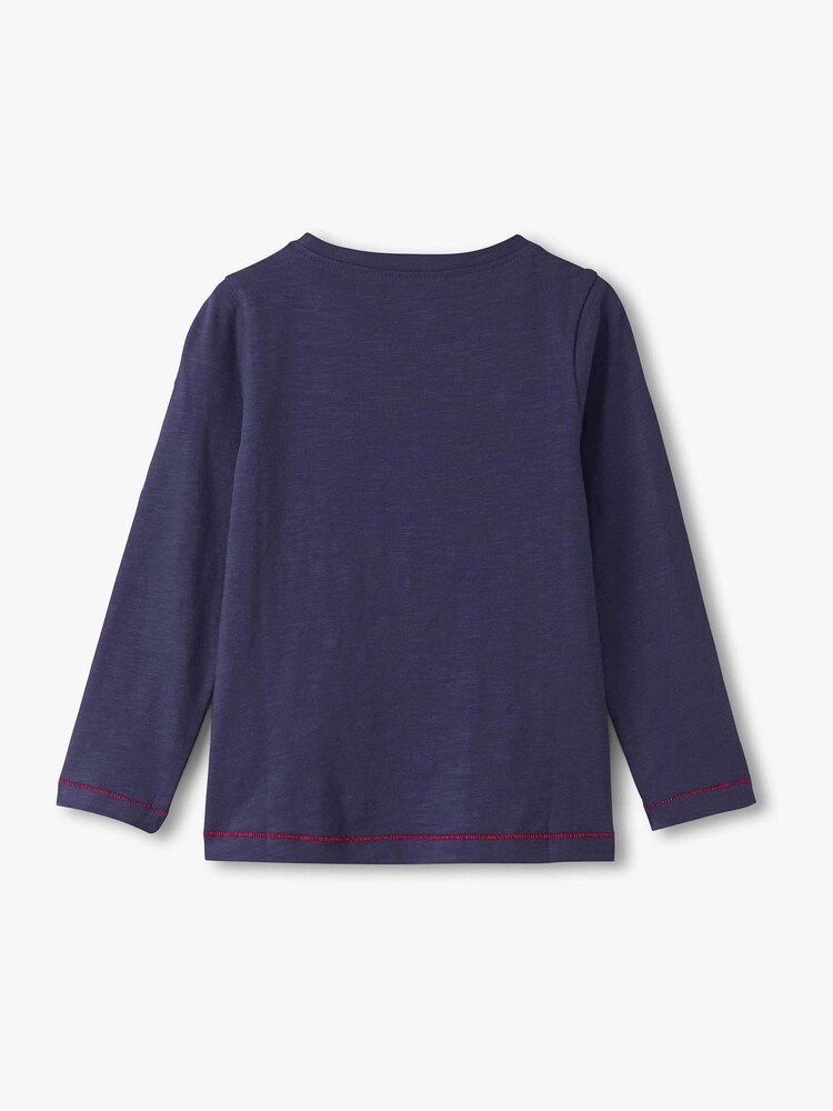 Hatley Blue Falling Hearts Long Sleeve T-Shirt - Image 4 of 4 Hatley Blue Falling Hearts Long Sleeve T-Shirt - Image 4 of 4