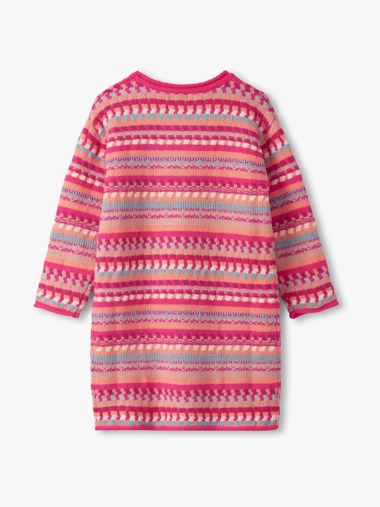 Hatley Orange Sunset Stripe Jumper Dress - Image 2 of 2
