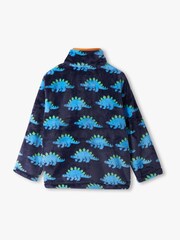 Stegosaurus Fuzzy Fleece Zip-Up Jacket - Image 2 of 2