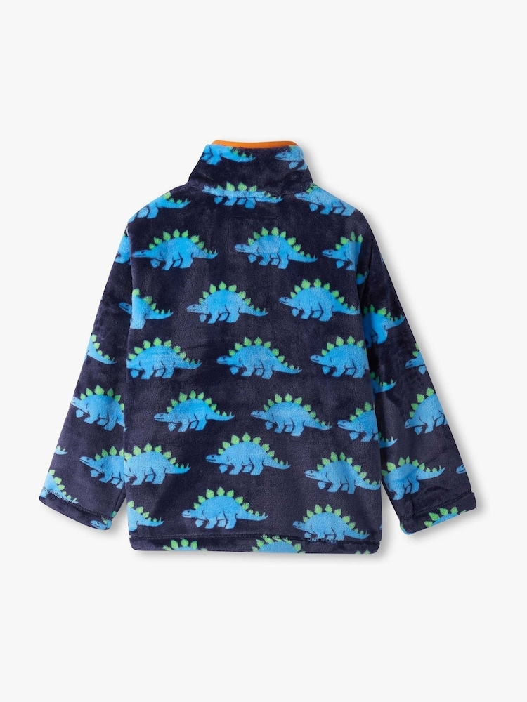 Stegosaurus Fuzzy Fleece Zip-Up Jacket - Image 2 of 2 Stegosaurus Fuzzy Fleece Zip-Up Jacket - Image 2 of 2