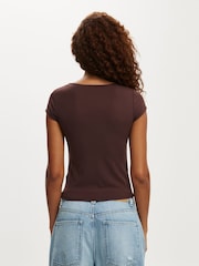 Cotton On Brown Hold Me Short Sleeve T- shirts - Image 2 of 4