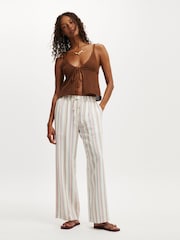 Cotton On Orange Haven Wide Leg Trousers - Image 1 of 5