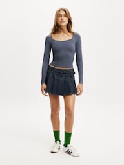 Cotton On Blue Hold Me Long Sleeve Top - Image 4 of 4