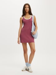 Vermelho - Cotton On Mini Halter Scoop Dress - Imagem 4 de 4