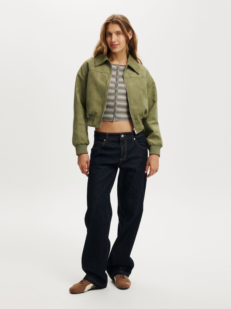 Cotton On Grey Everfine Rib Knit Cardigan - Image 4 of 4