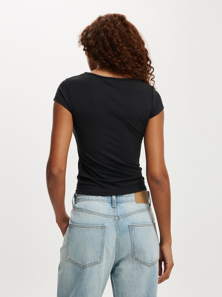 Cotton On Black Hold Me Short Sleeve T- shirts - Image 2 of 4 Cotton On Black Hold Me Short Sleeve T- shirts - Image 2 of 4