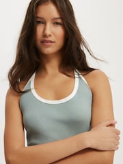 Verde - Cotton On Mini Halter Scoop Dress - Imagem 3 de 4