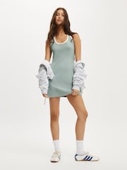 Verde - Cotton On Mini Halter Scoop Dress - Imagem 4 de 4