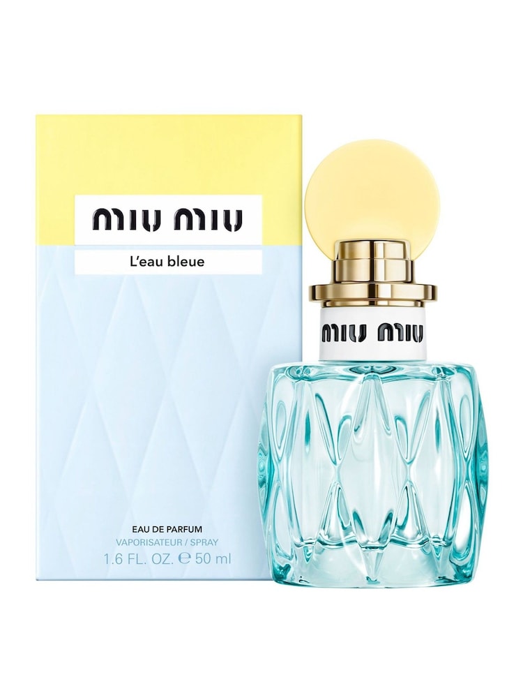 Miu Miu L'Eau Bleue Eau De Parfum 50ml 50ml - Image 3 of 3 Miu Miu L'Eau Bleue Eau De Parfum 50ml 50ml - Image 3 of 3