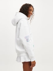 Branco - Moletom com capuz com estampa gráfica premium Cotton On Plush - Imagem 2 de 4