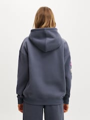 Cinza - Moletom com capuz com estampa gráfica premium Cotton On Plush - Imagem 2 de 4