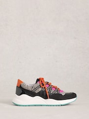 White Stuff Black Kazzy Runner Trainers - Image 1 of 4
