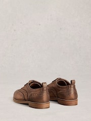 White Stuff Gold Thistle Lace Up Brogues - Image 3 of 4