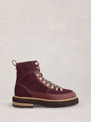 White Stuff Purple Hiker Boots - Image 1 of 4