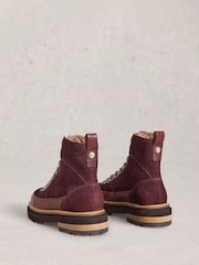 White Stuff Purple Hiker Boots - Image 3 of 4