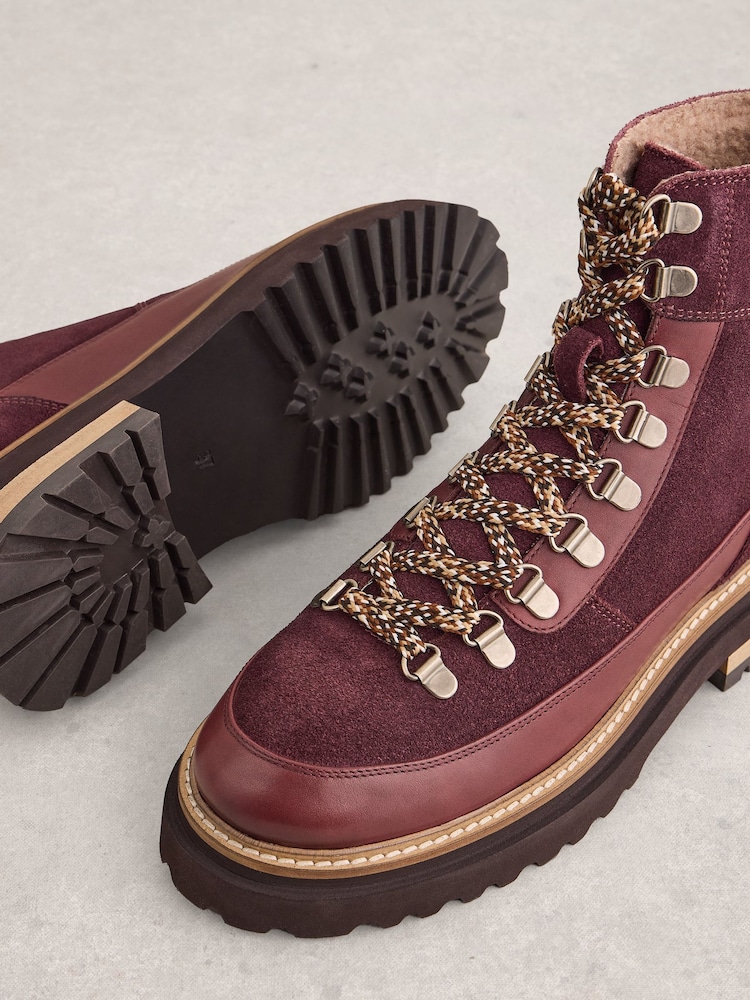 White Stuff Purple Hiker Boots - Image 4 of 4 White Stuff Purple Hiker Boots - Image 4 of 4