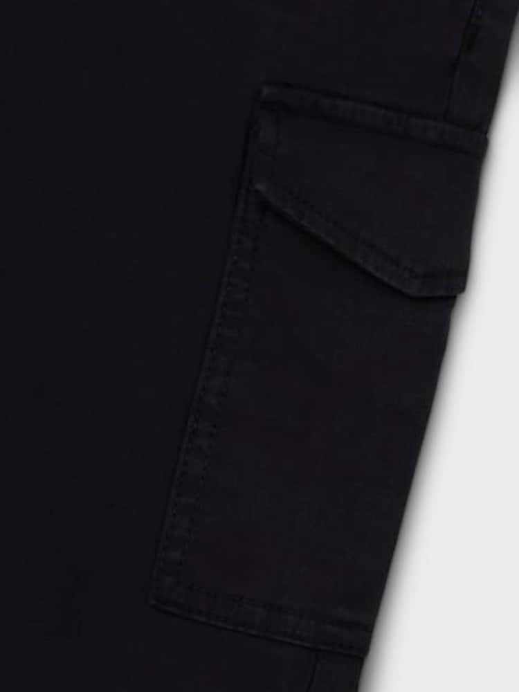 Name It Black Wide Leg Cargo Trousers - Image 6 of 6 Name It Black Wide Leg Cargo Trousers - Image 6 of 6