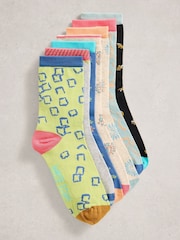 White Stuff Ankle Socks 7 Pack - Imagem 1 de 2