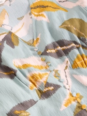 White Stuff Blue Hazel Bias Cut Dress - Image 5 of 6