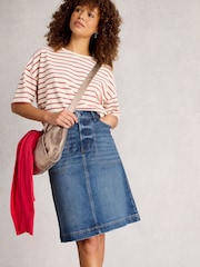 White Stuff Tia Denim Skirt - Imagem 2 de 6