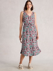 White Stuff Pink Heidi Jersey Dress - Image 1 of 6