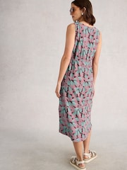 White Stuff Pink Heidi Jersey Dress - Image 2 of 6
