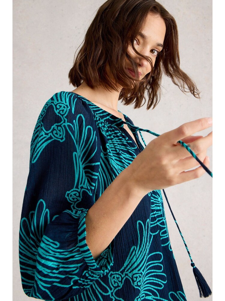 White Stuff Blue Lottie Cover-Up - Image 12 of 12