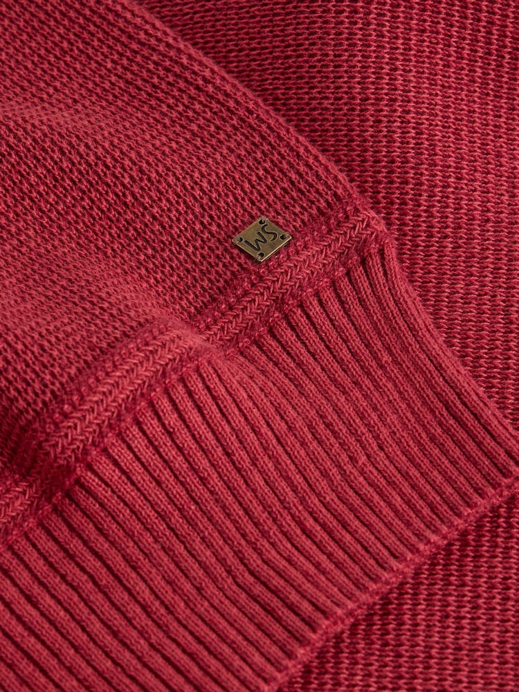Vermelho - Suéter de gola redonda Attadale da White Stuff - Imagem 6 de 6