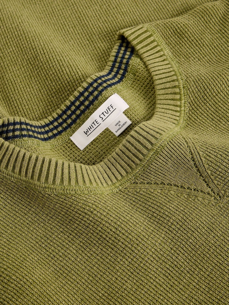 White Stuff Green Attadale Crew Neck Jumper - Image 6 of 6 White Stuff Green Attadale Crew Neck Jumper - Image 6 of 6