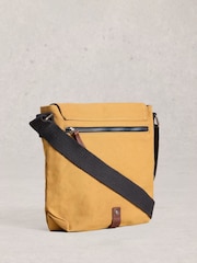 White Stuff Yellow Charlie Canvas Cross-Body Bag - Image 2 of 4