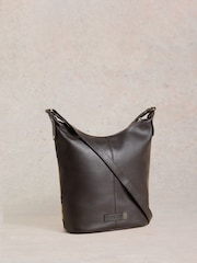 White Stuff Brown Fern Leather Cross-Body Bag - Image 2 of 5