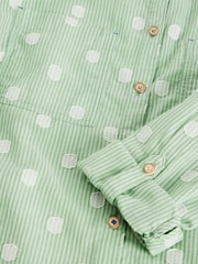 White Stuff Green Sophie Cotton Shirt - Image 5 of 5