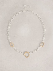 White Stuff Metallic Textured Chain Necklaces - Image 1 of 2