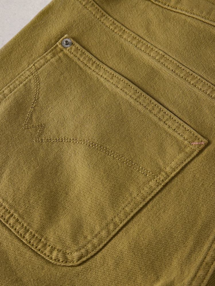 White Stuff Green Tia Wide Leg Crop Jeans - Image 6 of 6