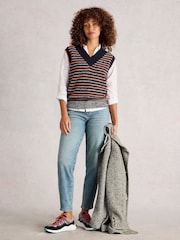 White Stuff Blue Meg Stripe Tank - Image 1 of 6