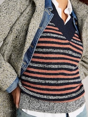 White Stuff Blue Meg Stripe Tank - Image 3 of 6