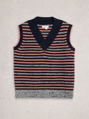 White Stuff Blue Meg Stripe Tank - Image 5 of 6