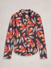 White Stuff Grey Annie Jersey Shirt - Image 5 of 6