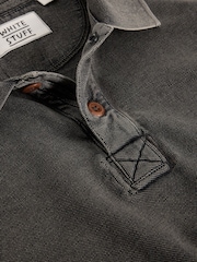 White Stuff Black Utility Polo Shirt - Image 2 of 2