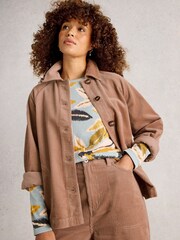 White Stuff Brown Eden Cord Jacket - Image 4 of 6