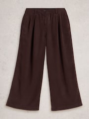 White Stuff Brown Sasha Wide Leg Trousers - Image 5 of 6